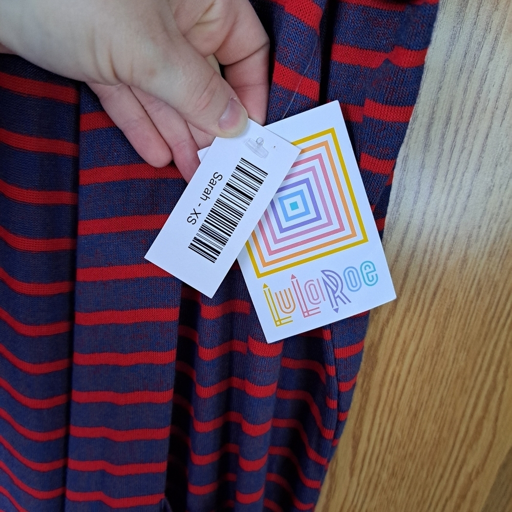 Lularoe, XS, red and blue - Picture 4 of 5